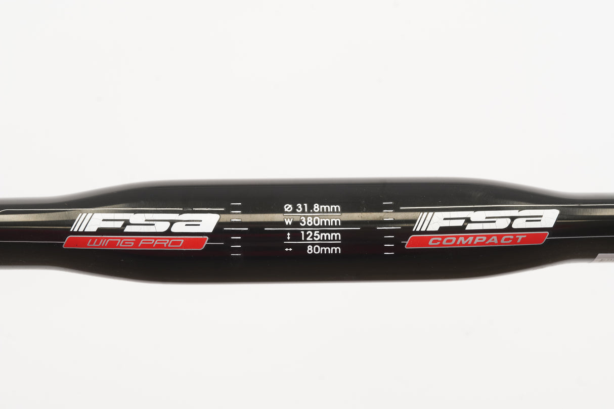38cm FSA Wing Pro Alloy Compact Road Handlebar 31.8mm