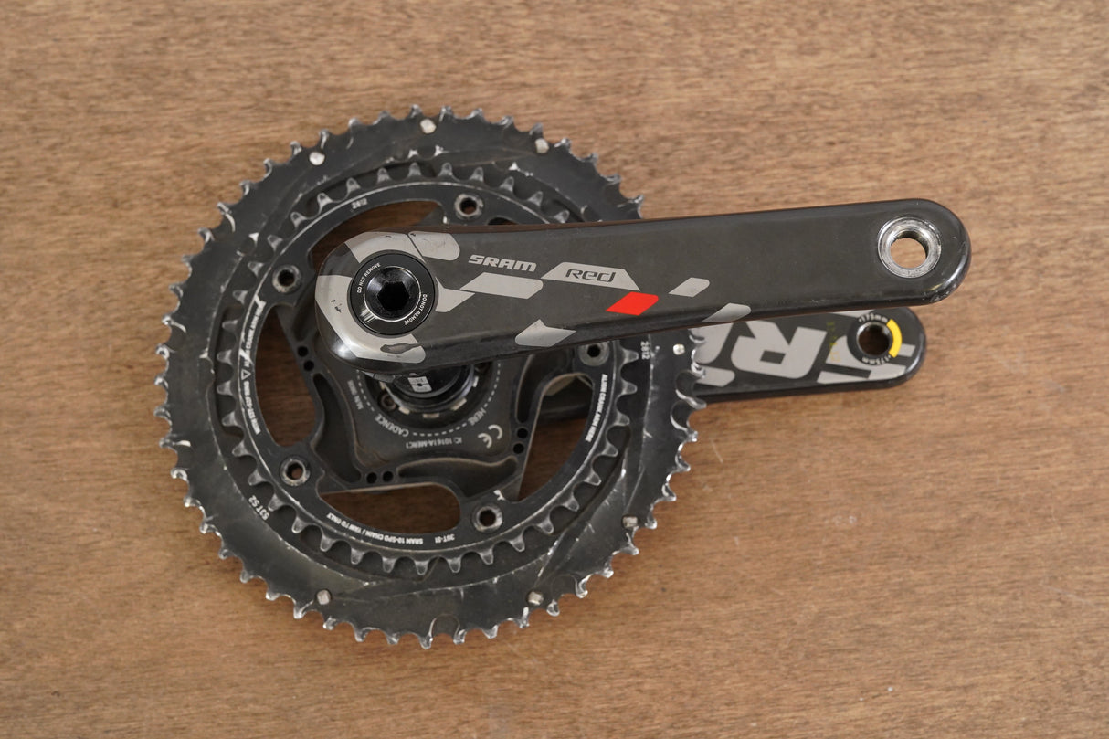 175mm 53/39T BB30 SRAM Red Quarq Carbon Power Meter 11 Speed Crankset