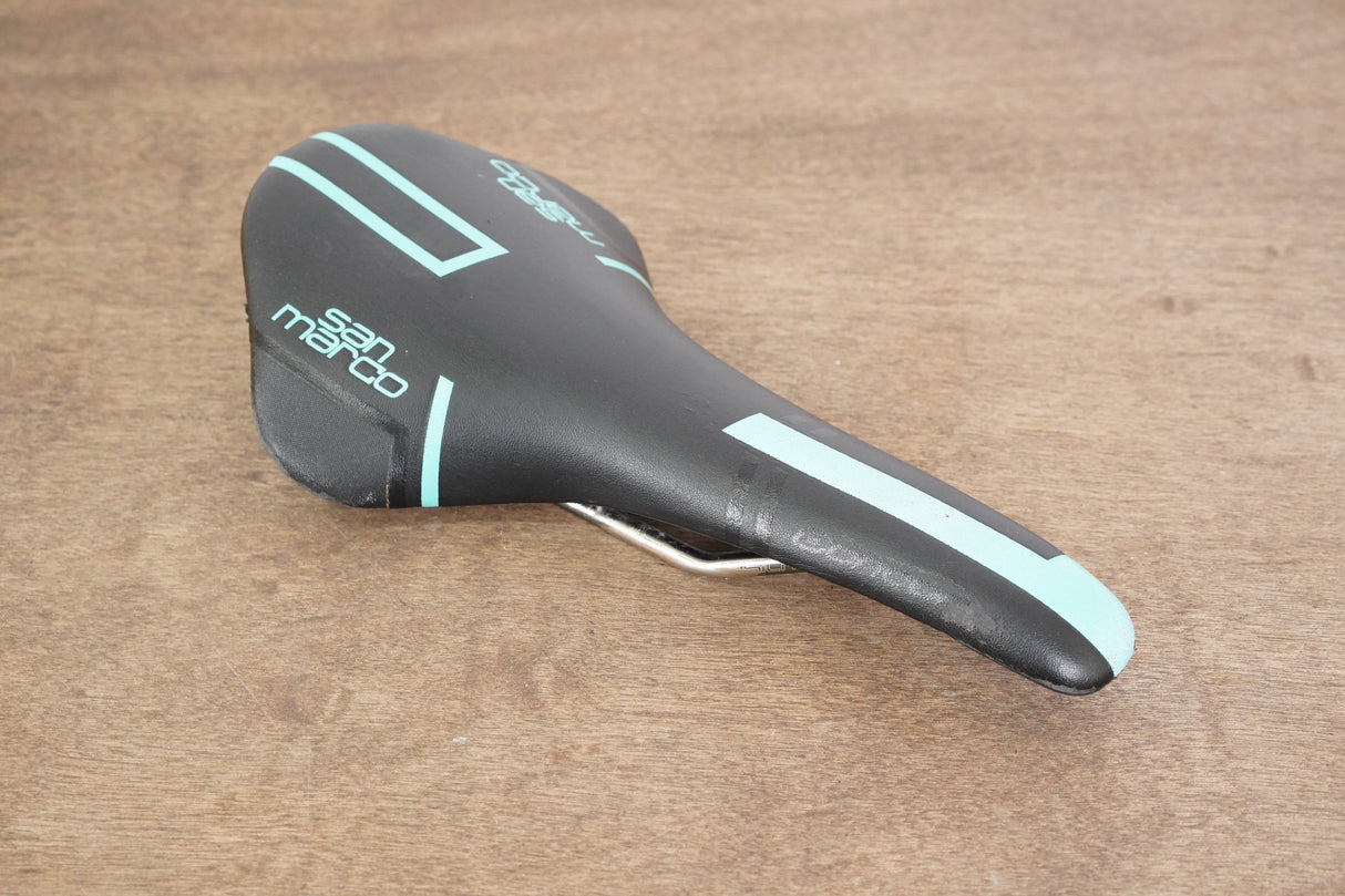 143mm Selle San Marco Concor Stainless Steel Rail Road Saddle 196g