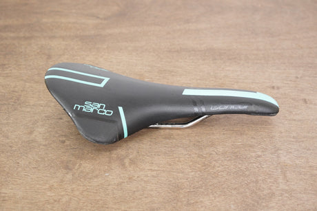 143mm Selle San Marco Concor Stainless Steel Rail Road Saddle 196g