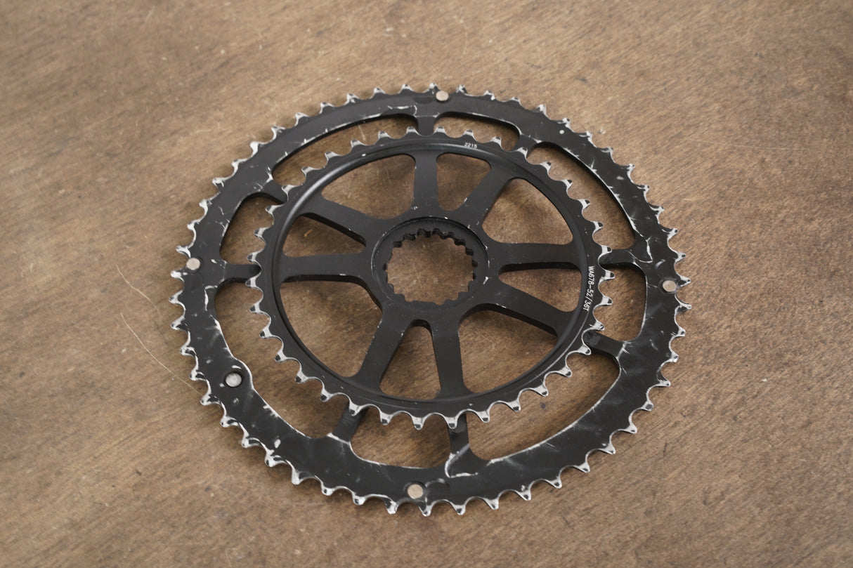 52/36T Cannondale Spidering OPI 8-Arm Chainrings For Cannondale Si Hollowgram