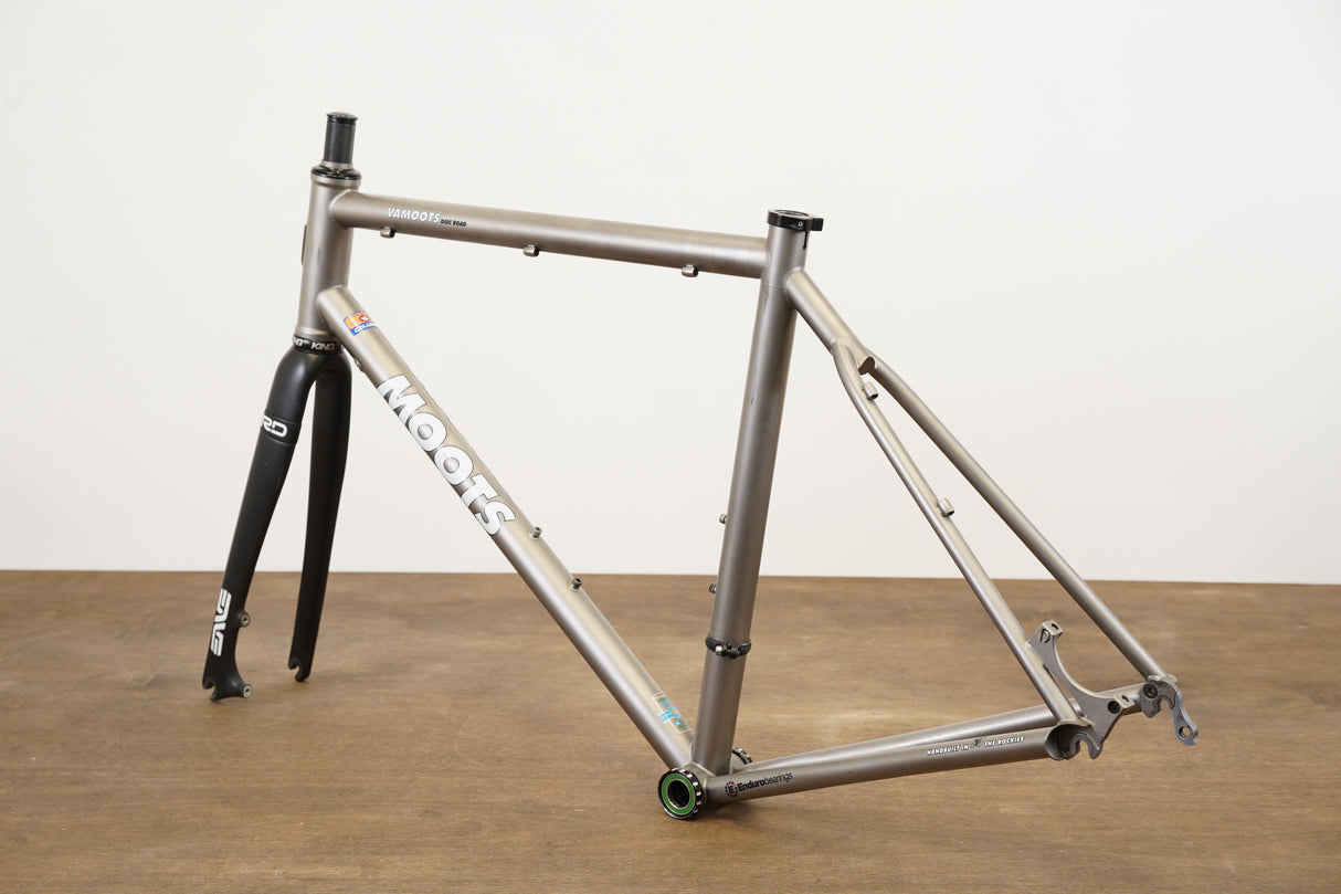 L (Large) Moots Vamoots DR ENVE Titanium Disc Brake Road Frameset