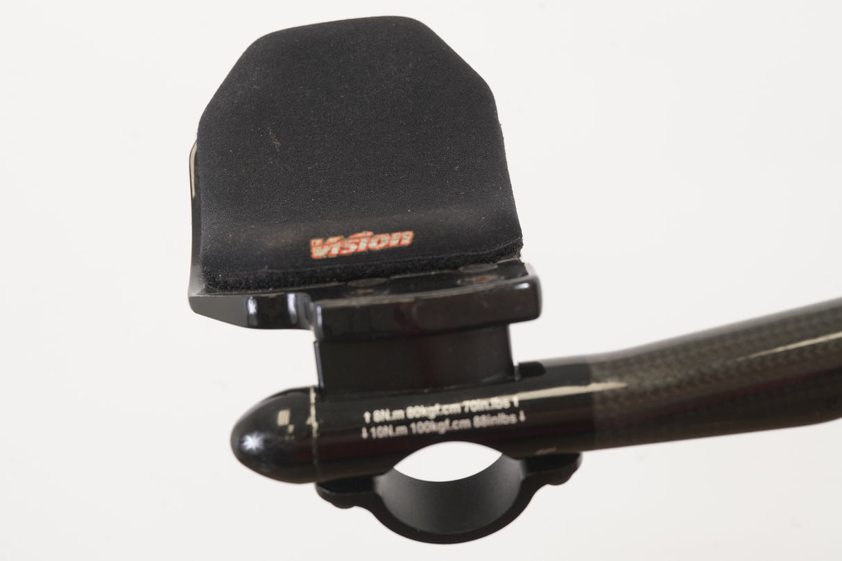 Vision Carbon Pro Carbon Extensions TT Triathlon Handlebar + Pads
