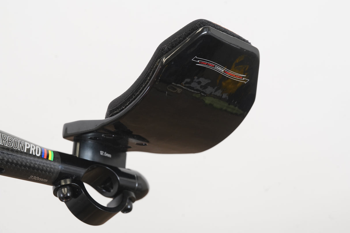Vision Carbon Pro Carbon Extensions TT Triathlon Handlebar + Pads