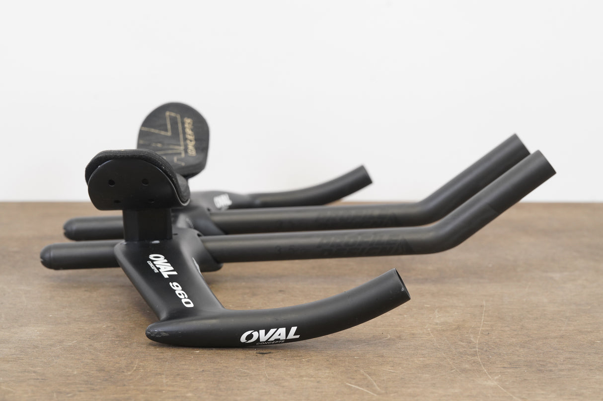 42cm Oval Concepts 960 Carbon Base Bar + Profile Design 35c Extensions 31.8mm