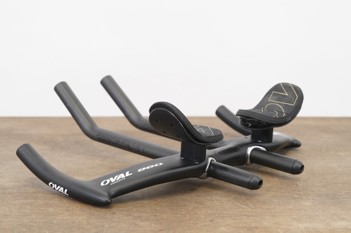 42cm Oval Concepts 960 Carbon Base Bar + Profile Design 35c Extensions 31.8mm