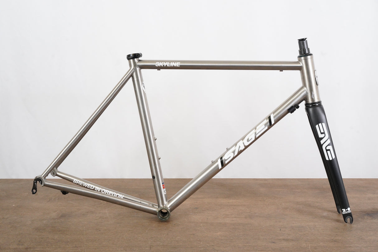 56cm Sage Skyline ENVE Titanium Rim Brake Road Frameset