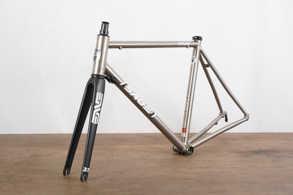 56cm Sage Skyline ENVE Titanium Rim Brake Road Frameset