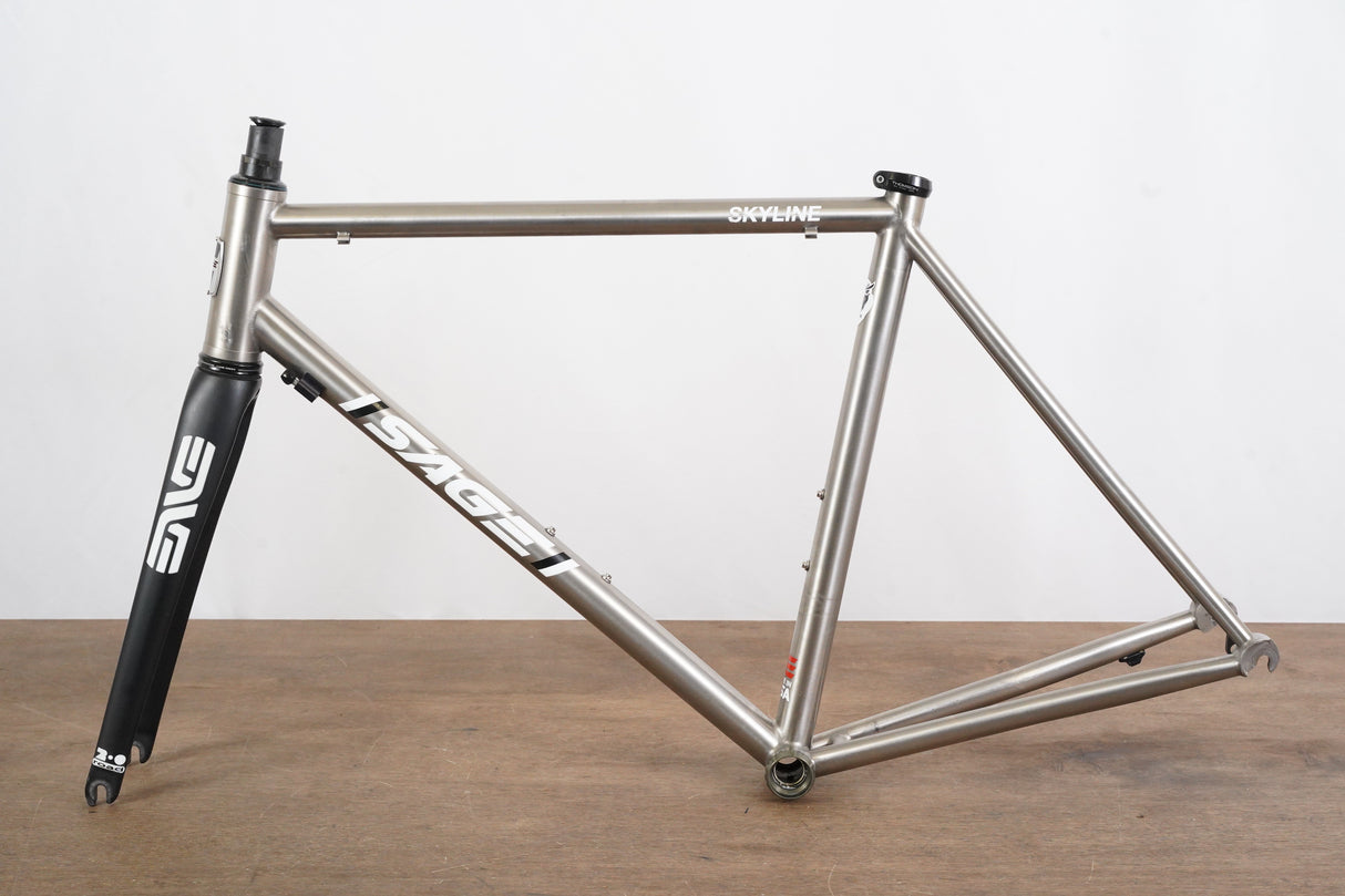 56cm Sage Skyline ENVE Titanium Rim Brake Road Frameset