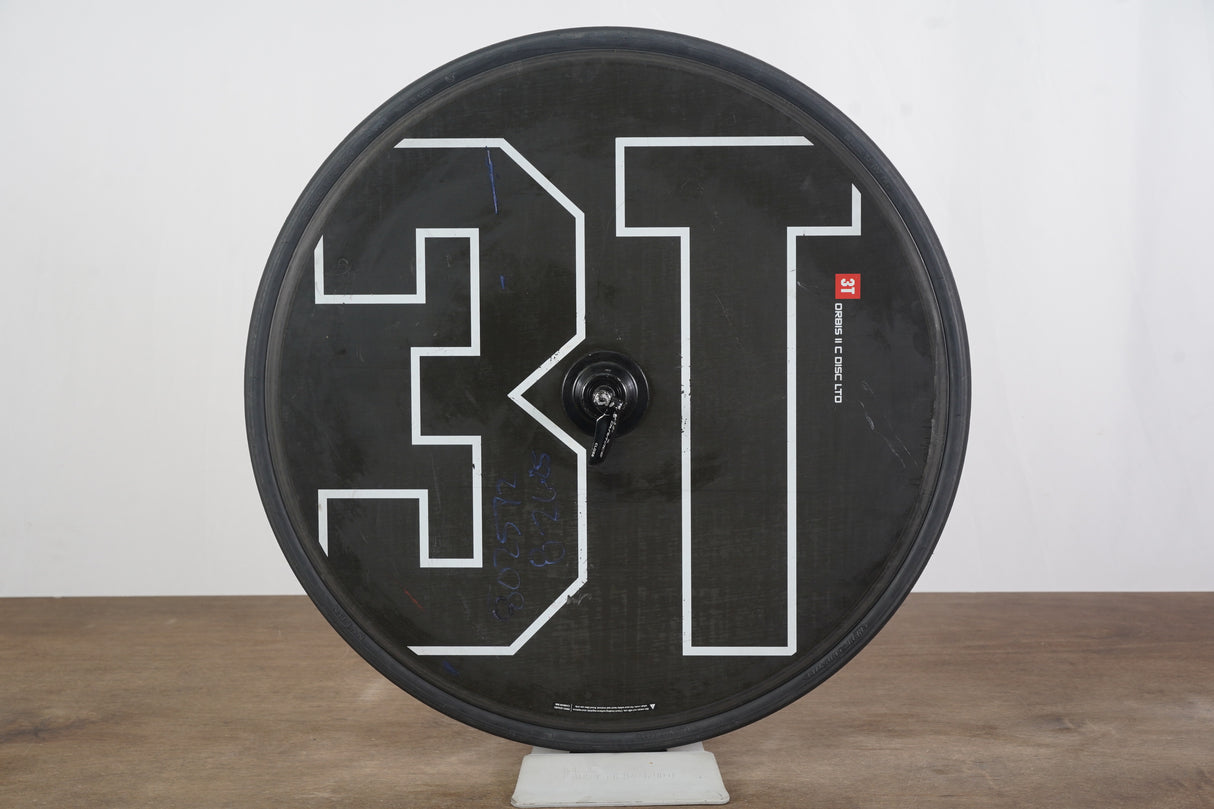 REAR 3T Orbis II C LTD Carbon Clincher Rim Brake Disc Wheel 11 Speed