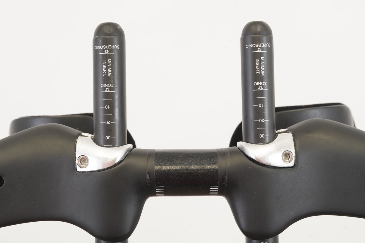 42cm Oval Concepts 960 Carbon Base Bar + Profile Design 35c Extensions 31.8mm