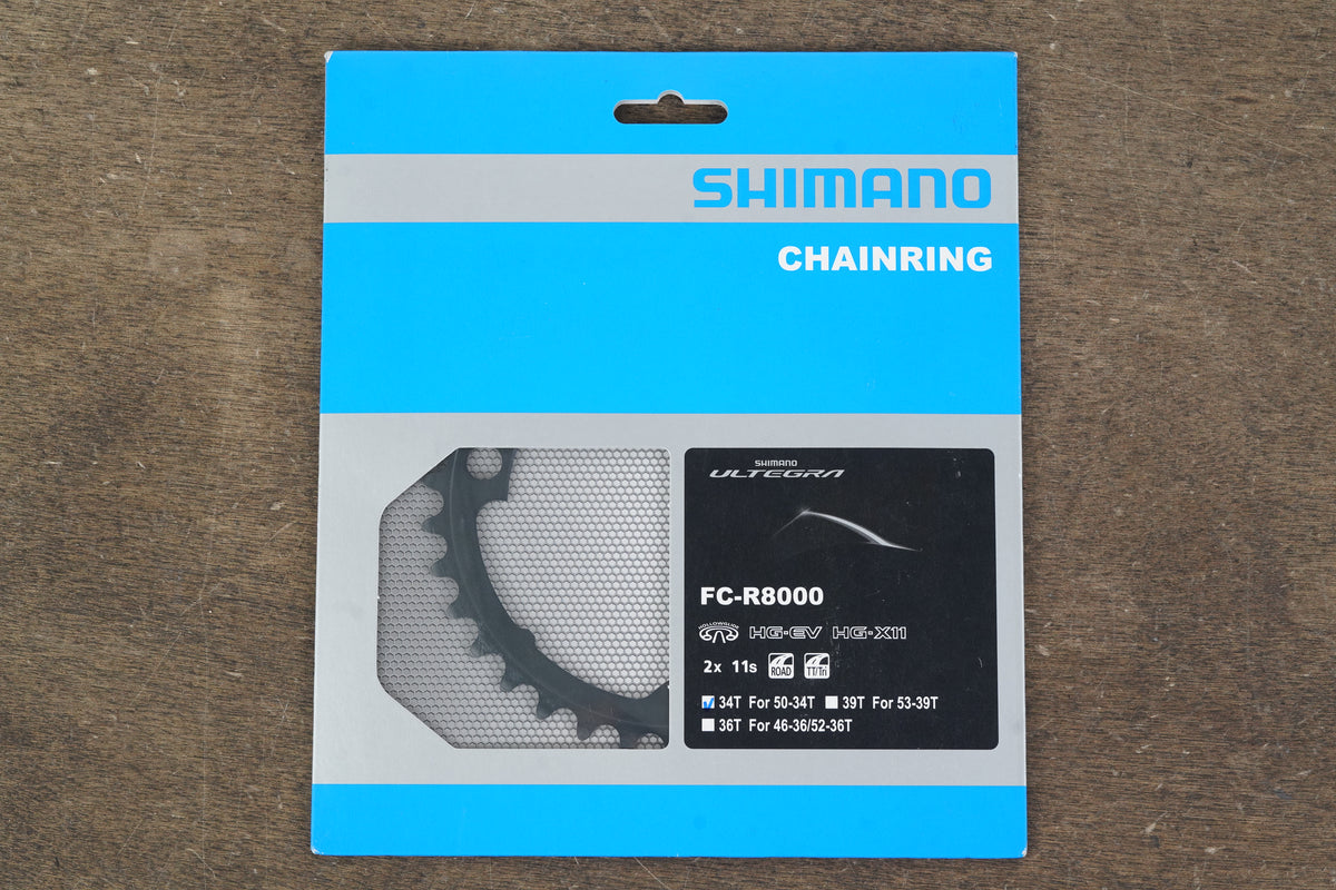 NEW 34T Shimano Ultegra FC-R8000 11 Speed Compact Chainring