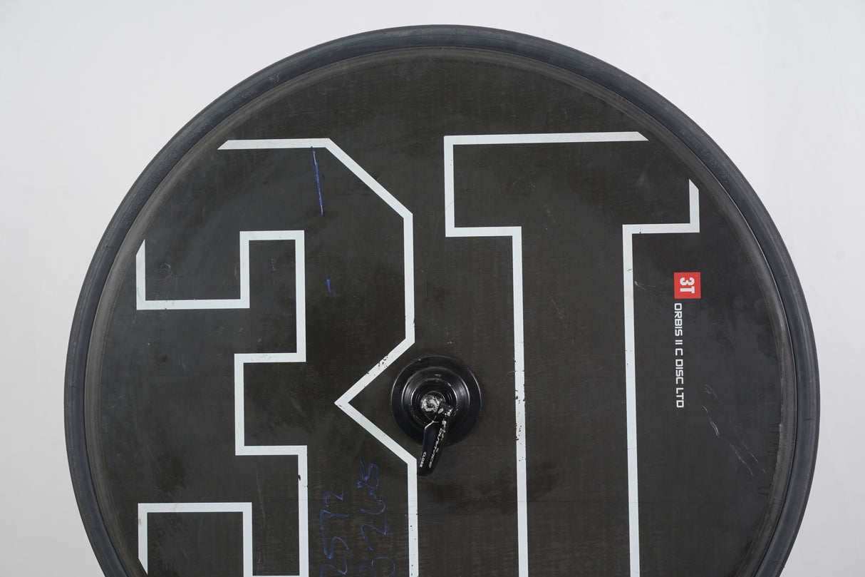 REAR 3T Orbis II C LTD Carbon Clincher Rim Brake Disc Wheel 11 Speed