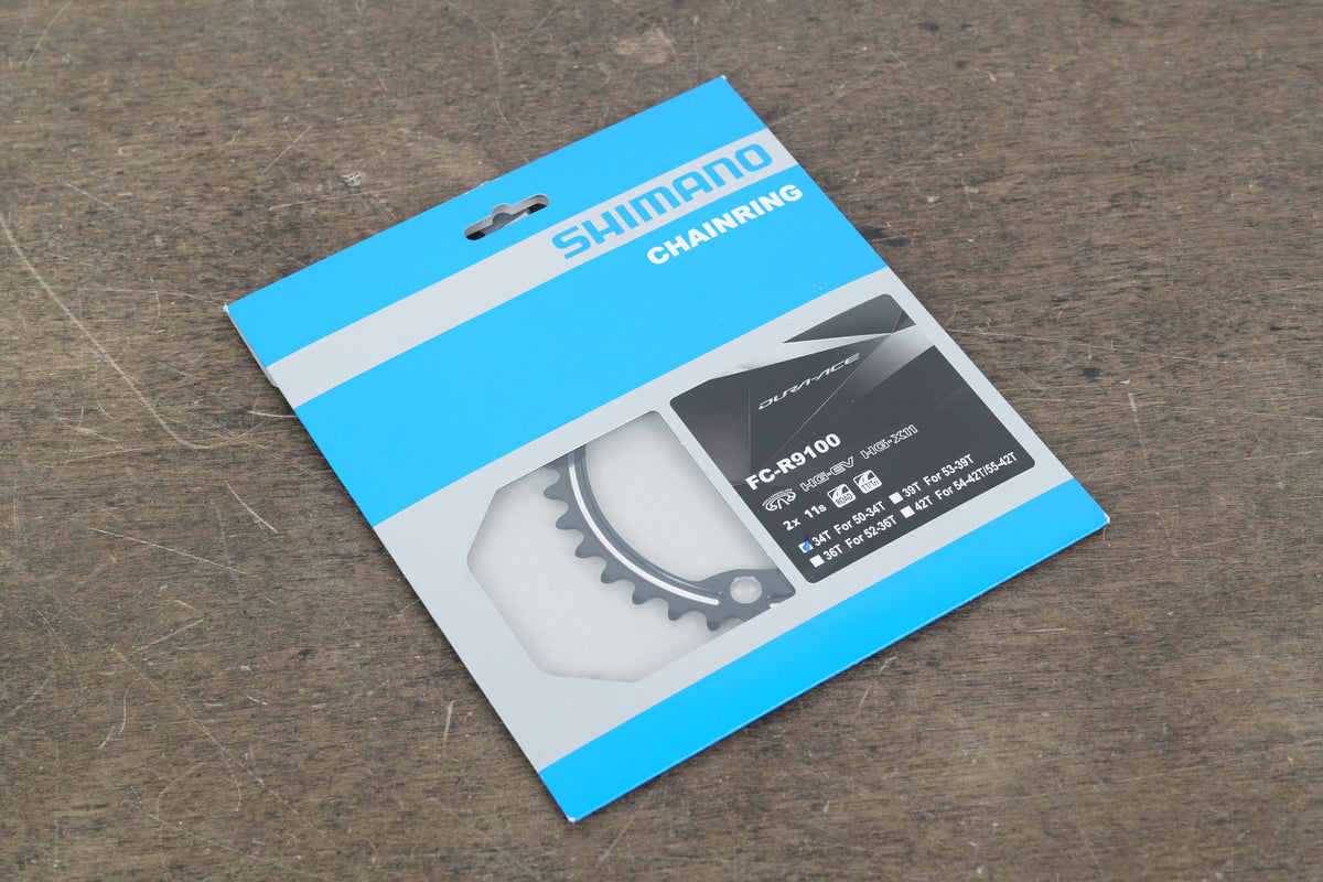 NEW 34T Shimano Dura-Ace FC-R9100 11 Speed Compact Chainring