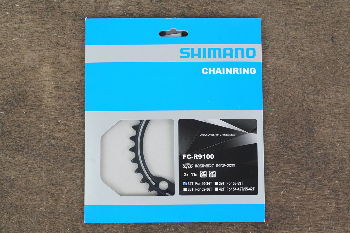 NEW 34T Shimano Dura-Ace FC-R9100 11 Speed Compact Chainring