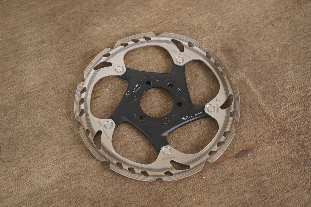 (1) 160mm Shimano Deore XT SM-RT86-S Center Lock Disc Brake Road CX MTB Rotor