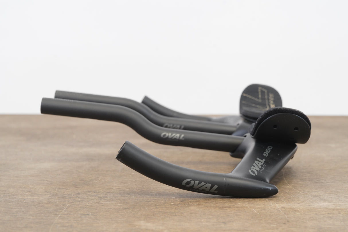 42cm Oval Concepts 960 Carbon Base Bar + Carbon Extensions 31.8mm