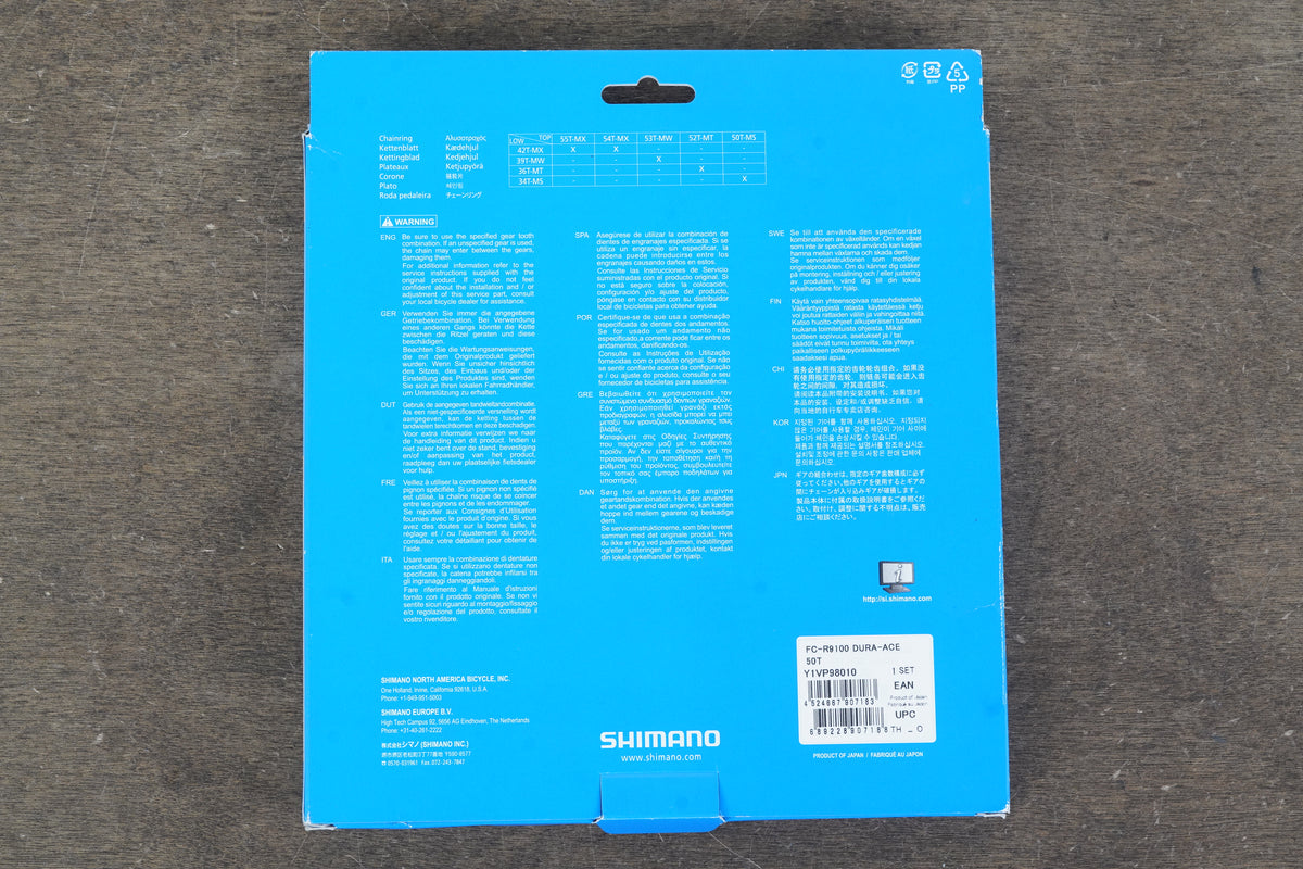 NEW 50T Shimano Dura-Ace FC-R9100 11 Speed Compact Chainring