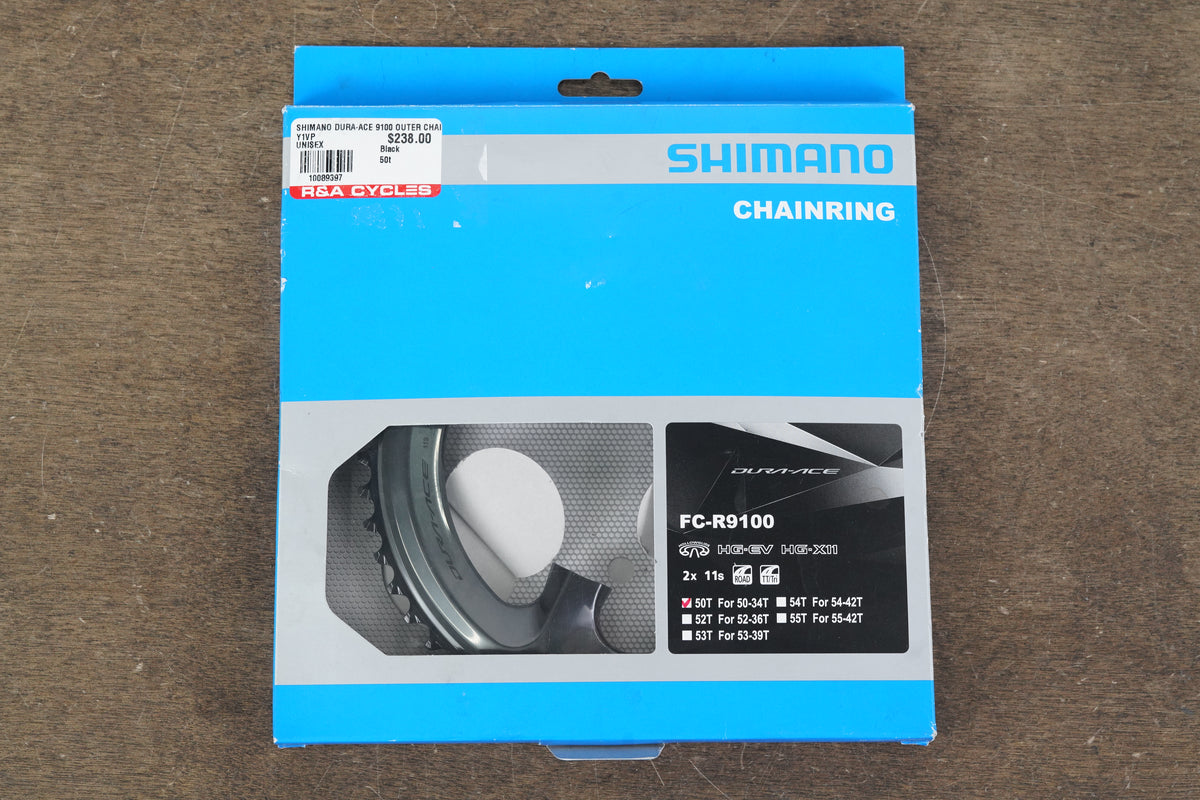 NEW 50T Shimano Dura-Ace FC-R9100 11 Speed Compact Chainring