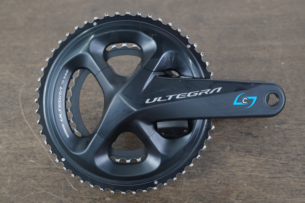165mm 52/36T Shimano Ultegra FC-R8000 Stages Dual Power Meter Crankset 8000