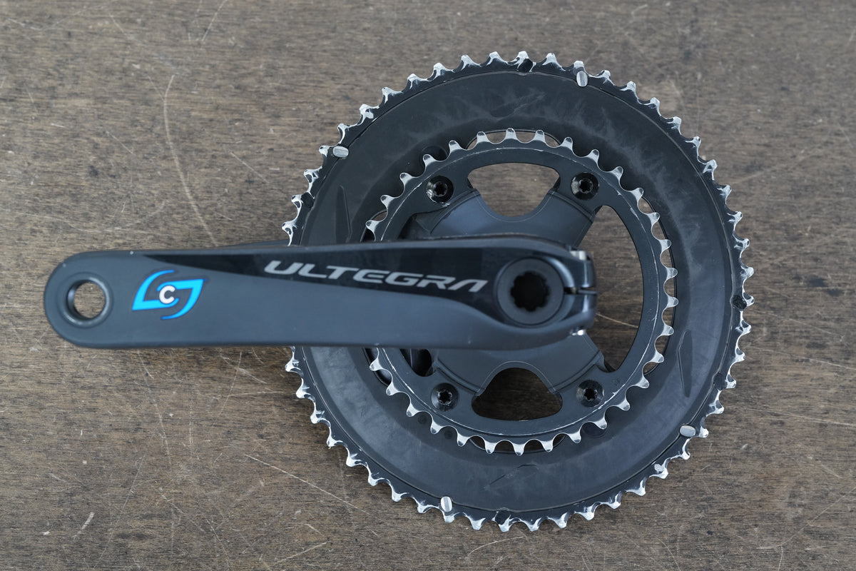 165mm 52/36T Shimano Ultegra FC-R8000 Stages Dual Power Meter Crankset 8000