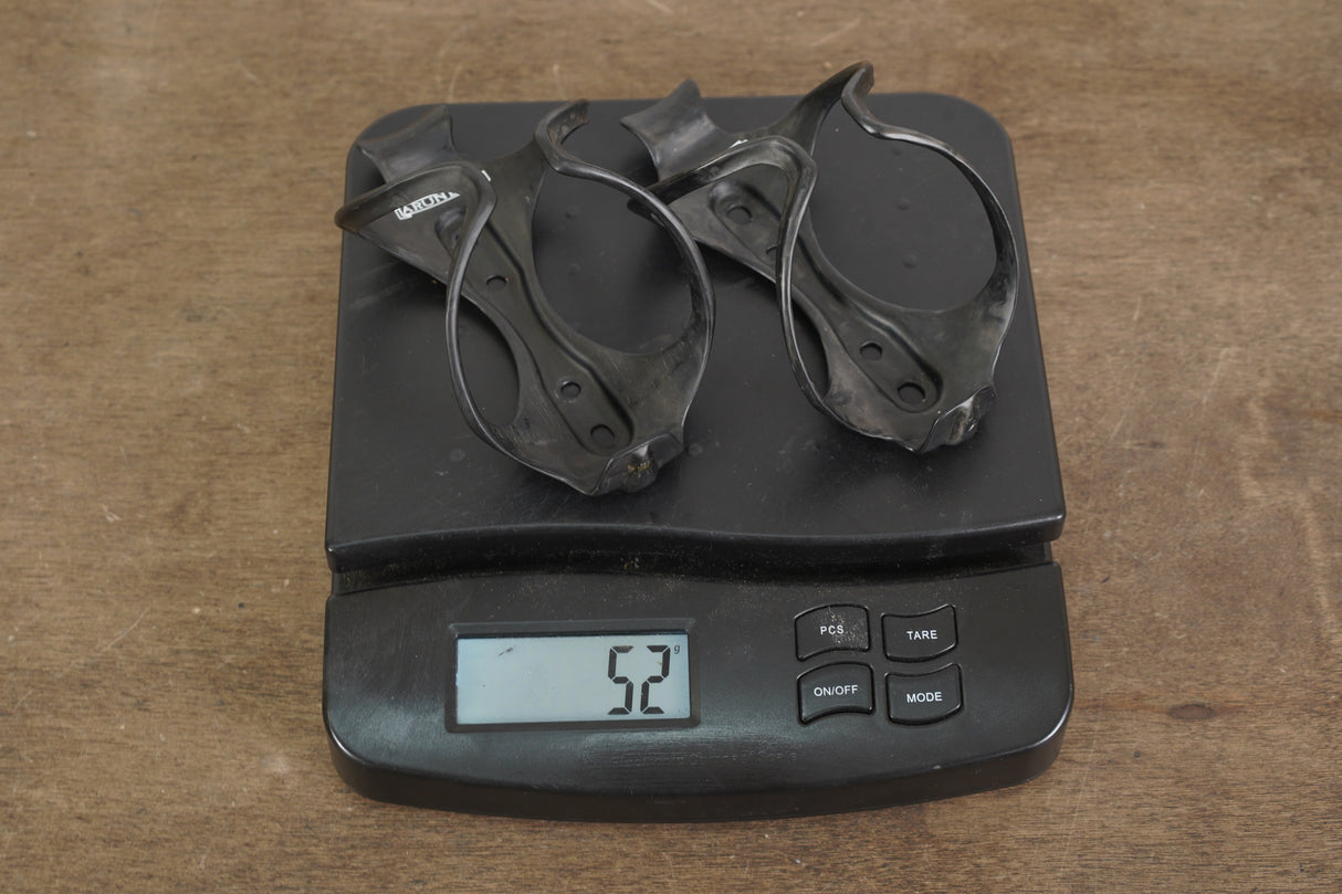 (2) Arundel Mandible Carbon Water Bottle Cages 52g