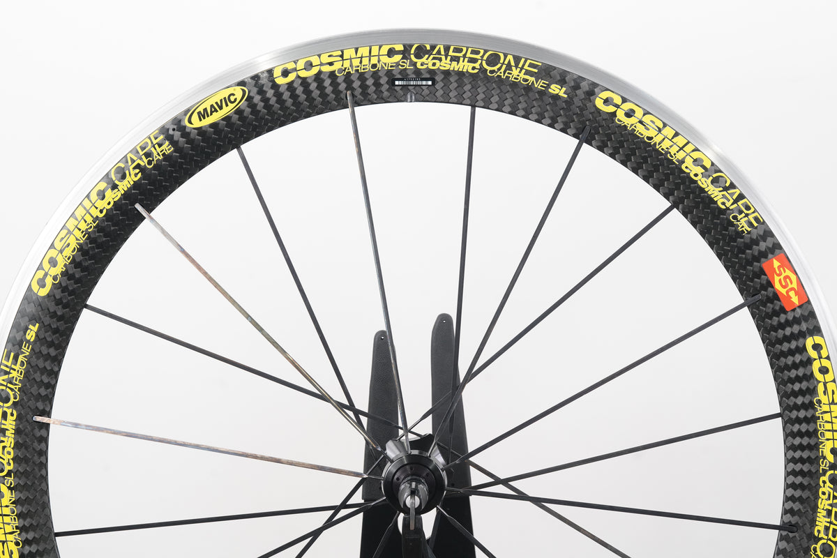 Mavic Cosmic Carbone SL SSC Clincher Rim Brake Wheelset Campagnolo 11 Speed