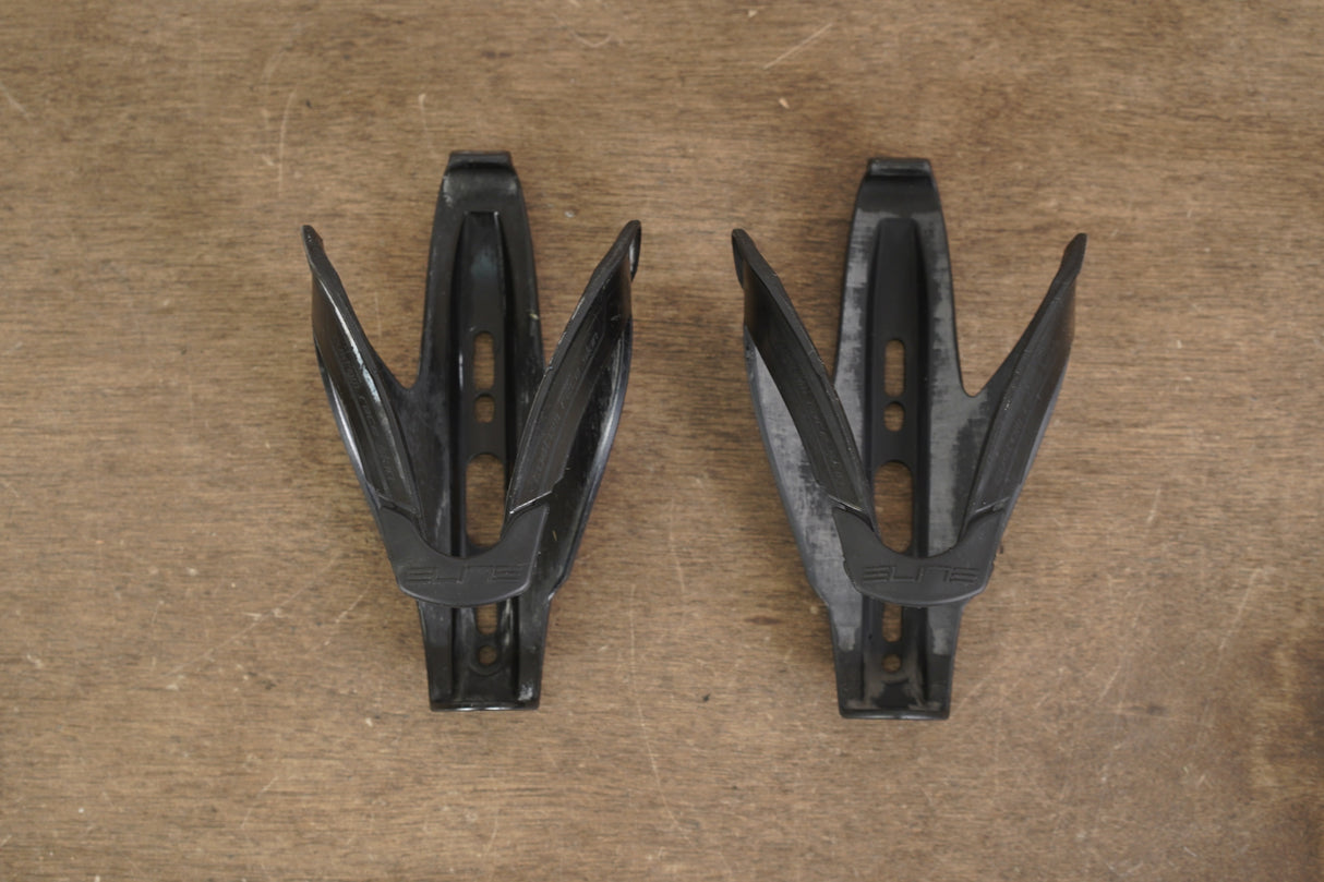 (2) Elite Custom Race Skin Water Bottle Cages 84g
