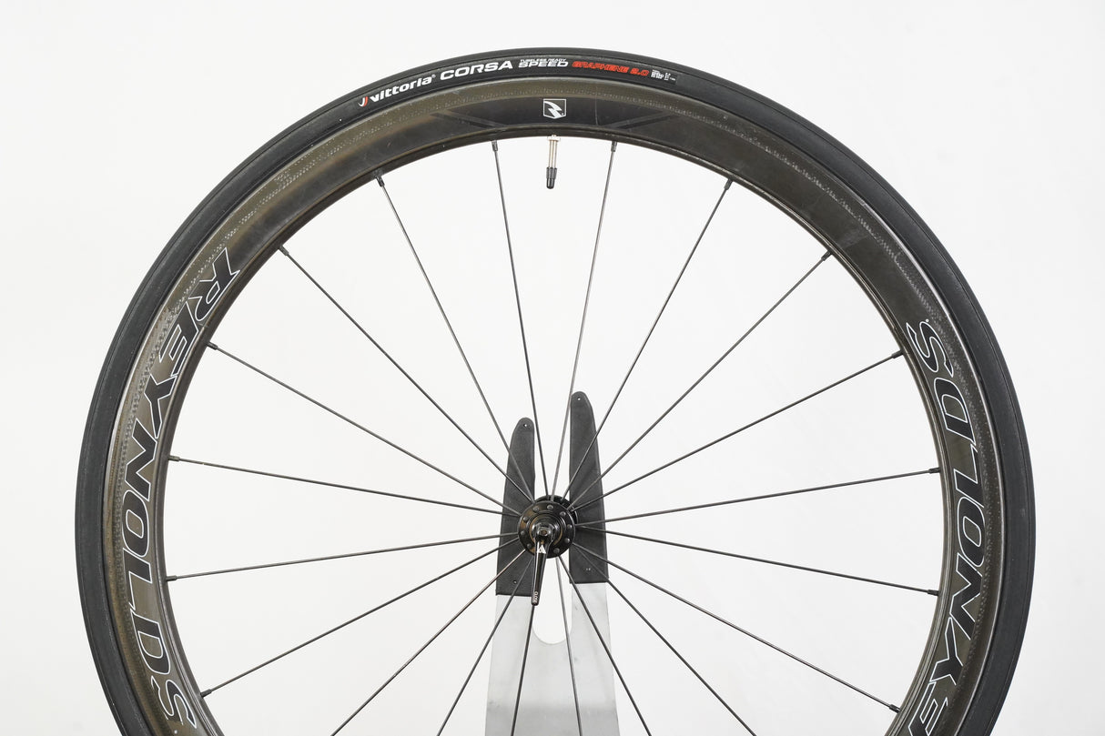 FRONT Reynolds Assault SLG Carbon Clincher Rim Brake Wheel