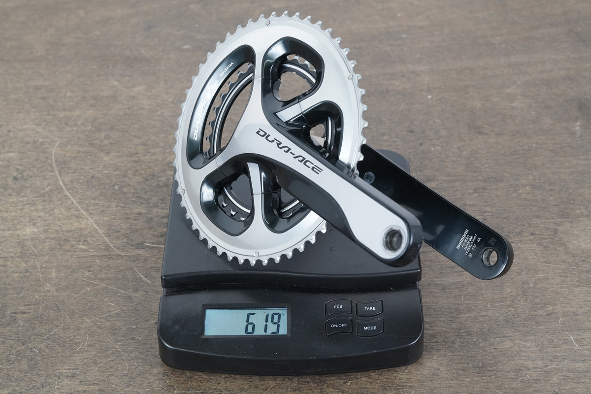170mm 50/34T Shimano Dura-Ace FC-9000 11 Speed Crankset 619g