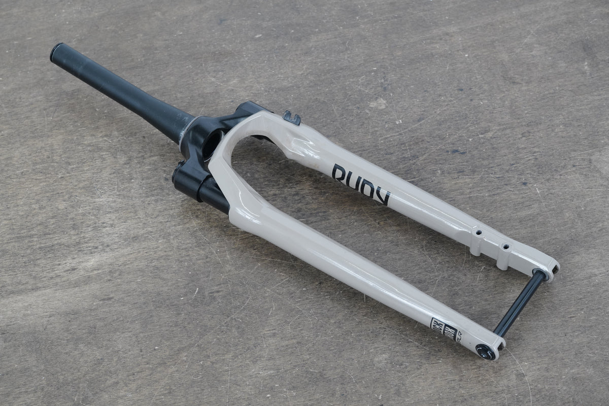 Tapered RockShox Rudy Ultimate XPLR 40mm 12x100mm Thru-Axle Disc Suspension Fork