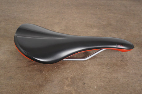 142mm (Shallow) Fabric Scoop Cr-Mo Rail Road Saddle 253g