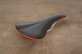 142mm (Shallow) Fabric Scoop Cr-Mo Rail Road Saddle 253g