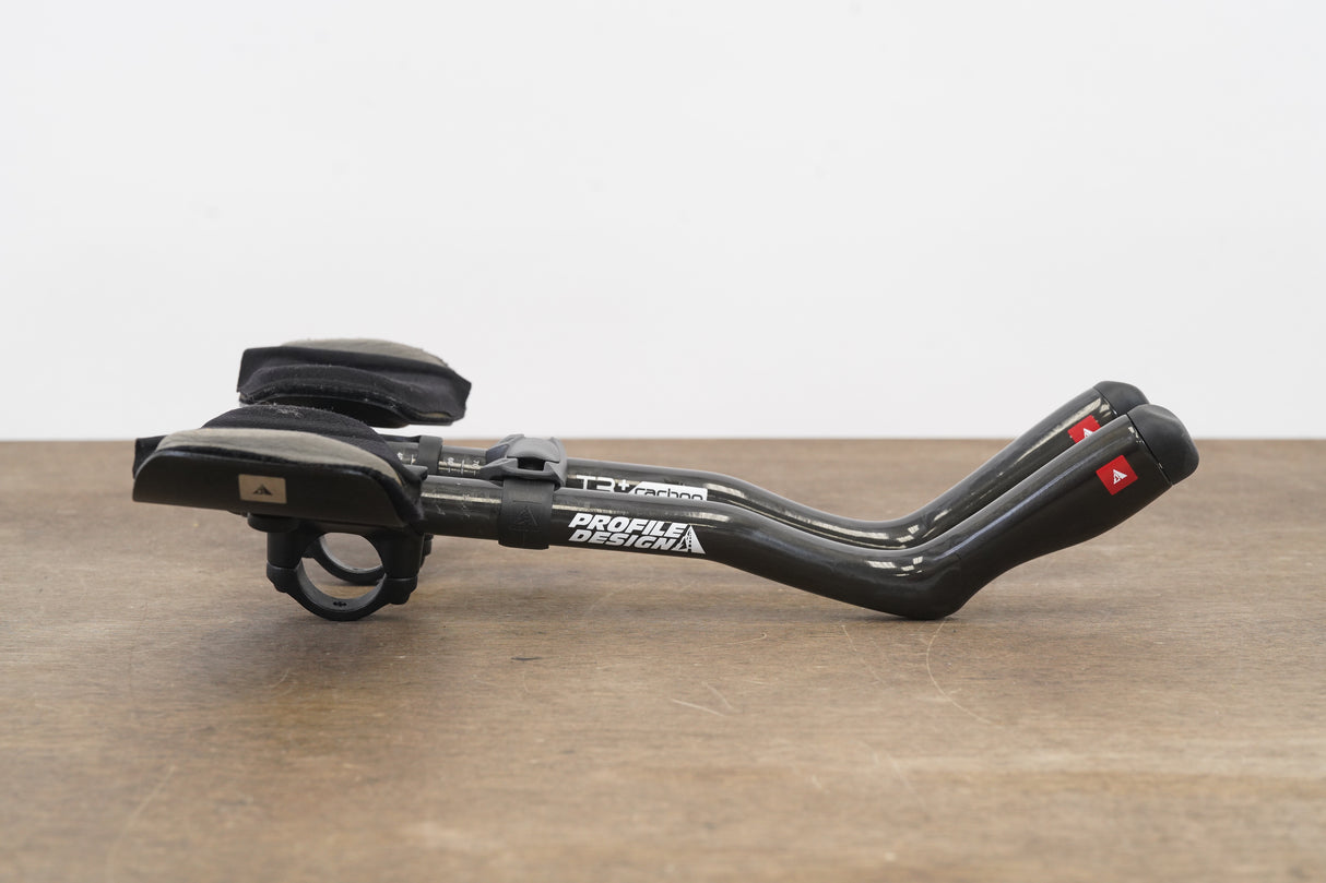 Profile Design T3+ Carbon Extensions + Elbow Pads TT Triathlon