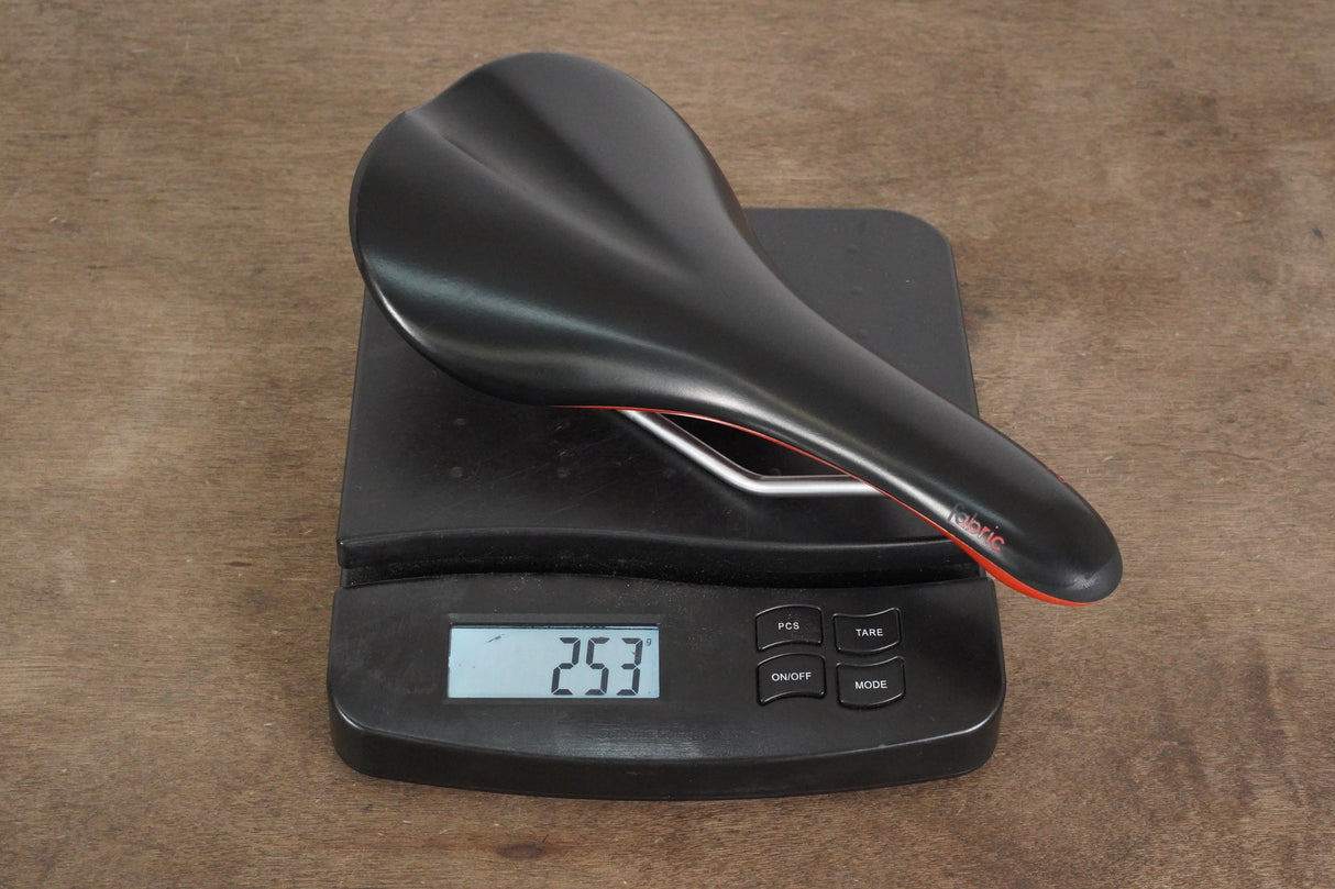 142mm (Shallow) Fabric Scoop Cr-Mo Rail Road Saddle 253g