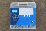 NEW 118L KMC X11 11 Speed Road Chain 118 Links + Quick Link