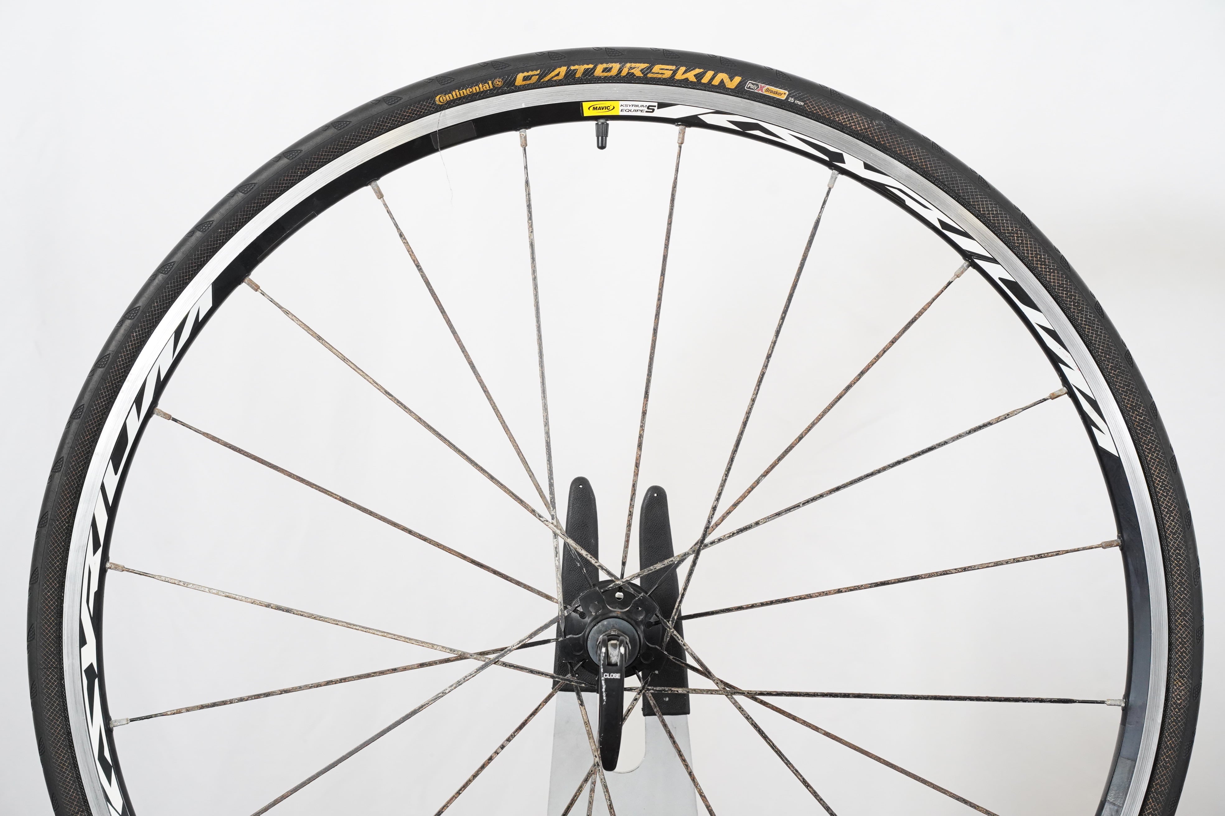 Mavic Ksyrium Equipe S Alloy Clincher Rim Brake Wheelset Shimano Mavic Ksyrium Equipe S Alloy Clincher Rim Brake Wheelset Shimano