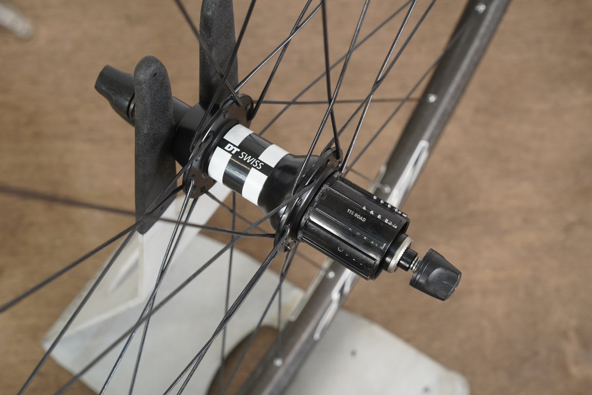 REAR Zipp 202 Firecrest DT Swiss 350 Clincher Carbon Rim Brake Wheel 11 Speed
