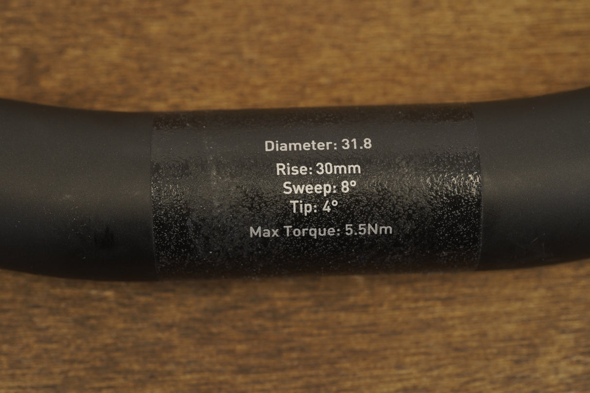 810mm M9 Carbon Flat MTB Handlebar + Grips 31.8mm