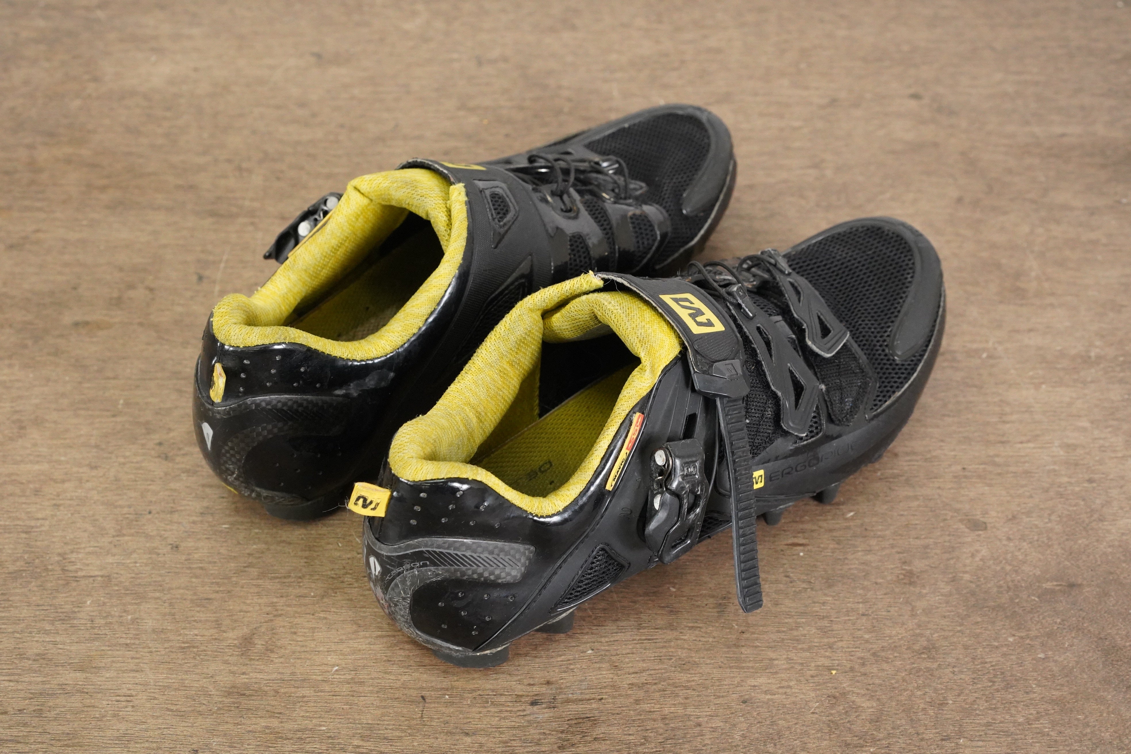 Mavic Ergo Ride イエロー SPDシューズ 8 (UK) 42 (EU) 8.5 (US) Mavic Ergo Ride Clipless CX MTB Shoes