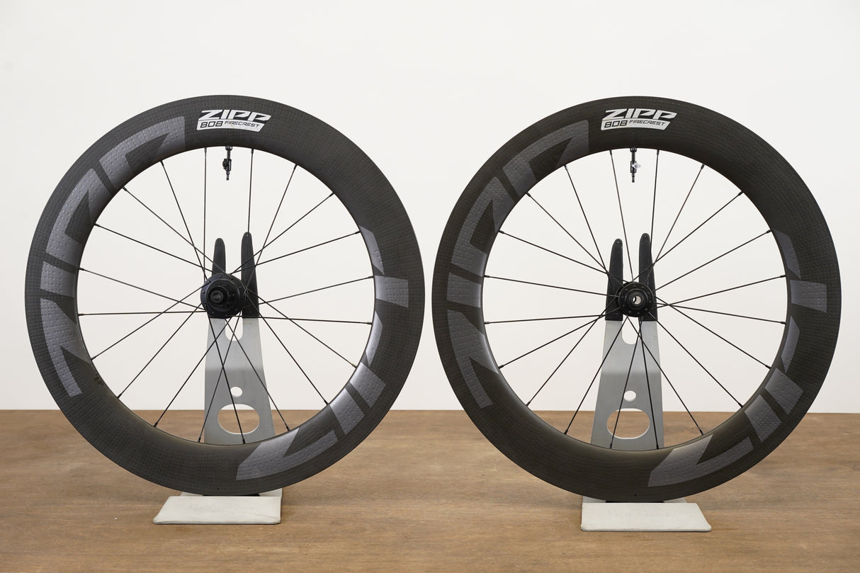 Zipp 808 Firecrest ZR1 Carbon Tubeless Clincher Disc Brake Wheelset 11 Speed