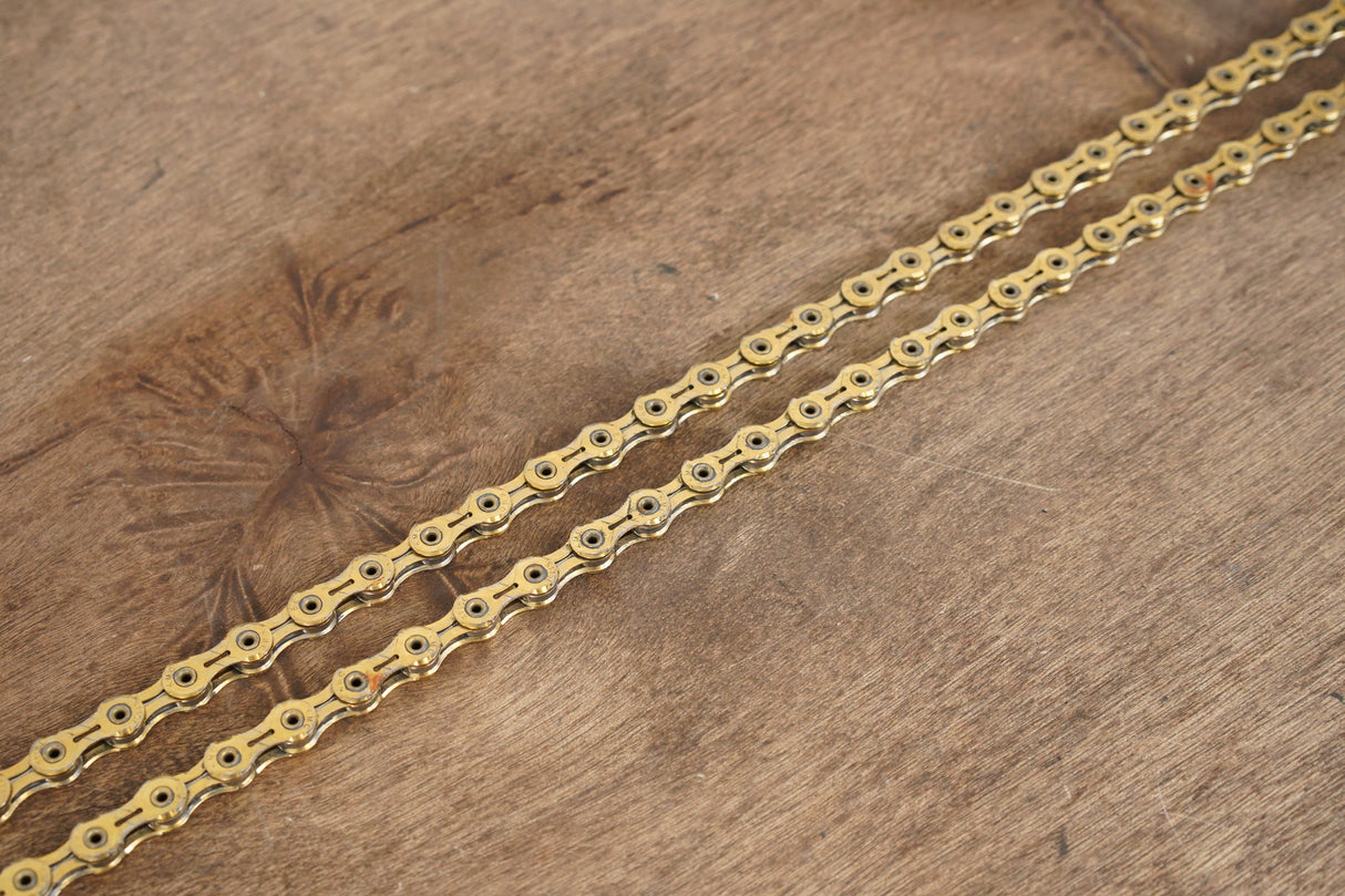 106L KMC X11SL Gold 11 Speed Road Chain 75% Life Remaining 106 Links