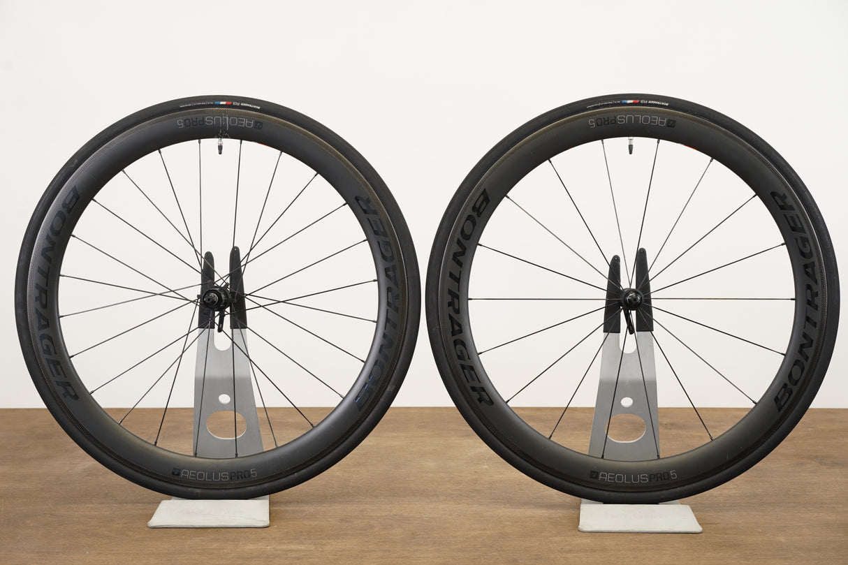Bontrager Aeolus Pro 5 TLR Carbon Tubeless Clincher Rim Brake Wheelset 11 Speed