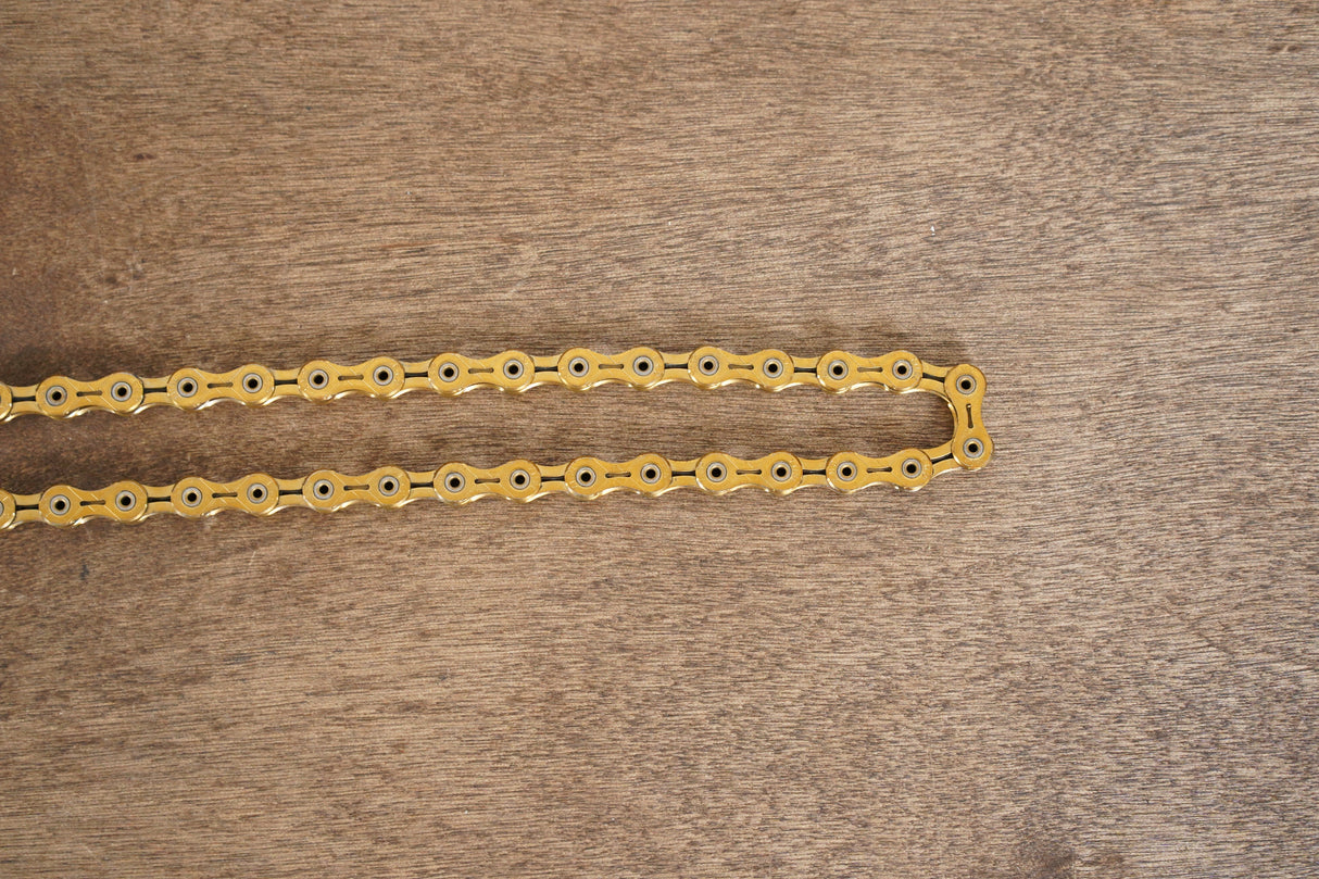 106L KMC X11SL Gold 11 Speed Road Chain 75% Life Remaining 106 Links