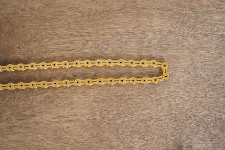 106L KMC X11SL Gold 11 Speed Road Chain 75% Life Remaining 106 Links