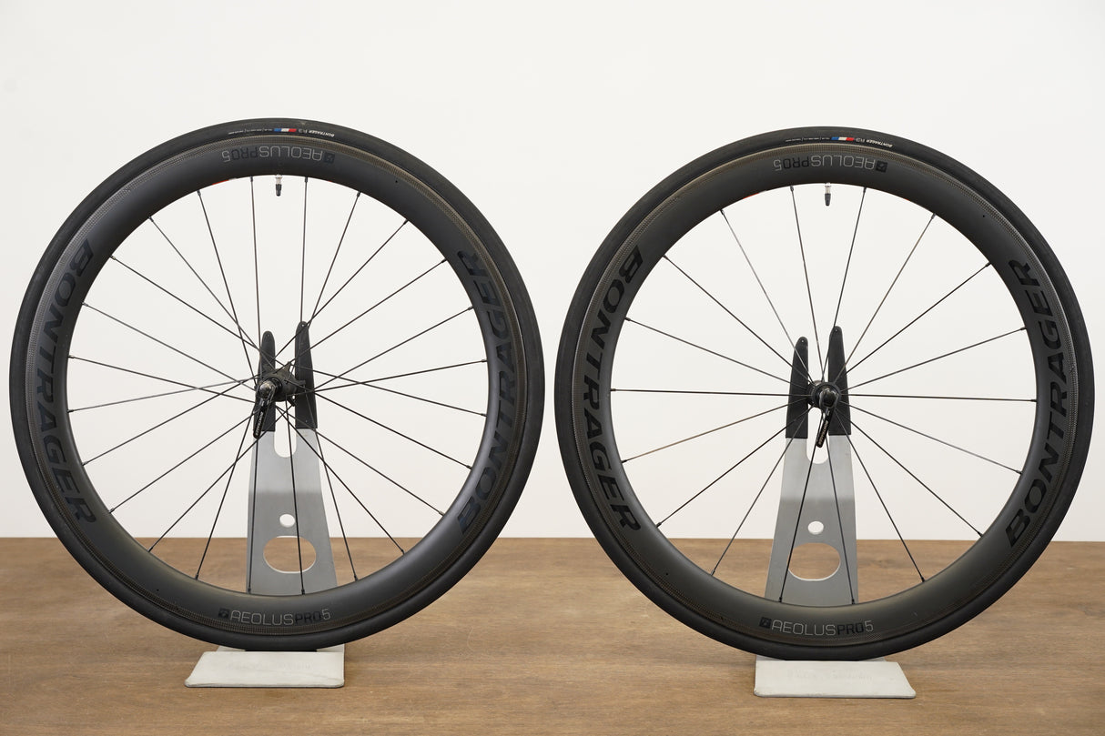 Bontrager Aeolus Pro 5 TLR Carbon Tubeless Clincher Rim Brake Wheelset 11 Speed
