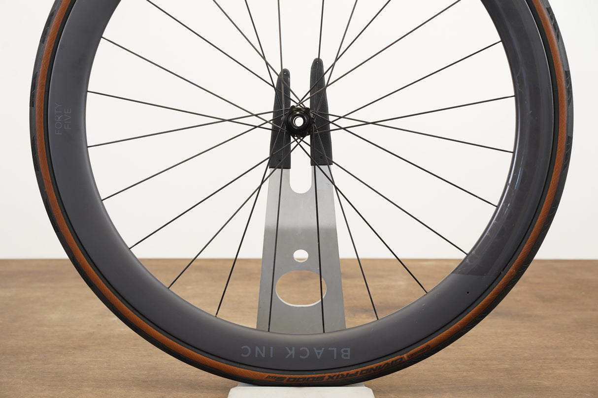 Black Inc. Fourty Five 45 Carbon Tubeless Clincher Disc Brake Wheelset 11 Speed