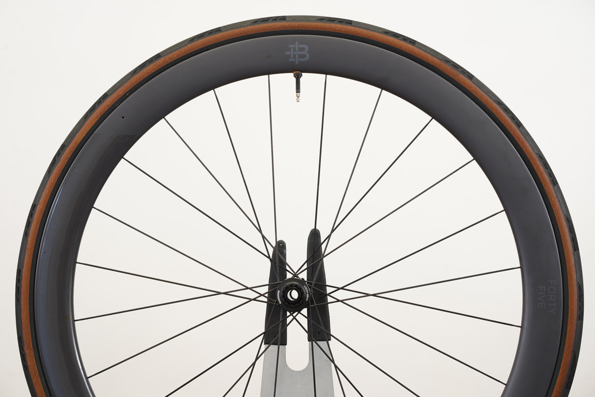Black Inc. Fourty Five 45 Carbon Tubeless Clincher Disc Brake Wheelset 11 Speed
