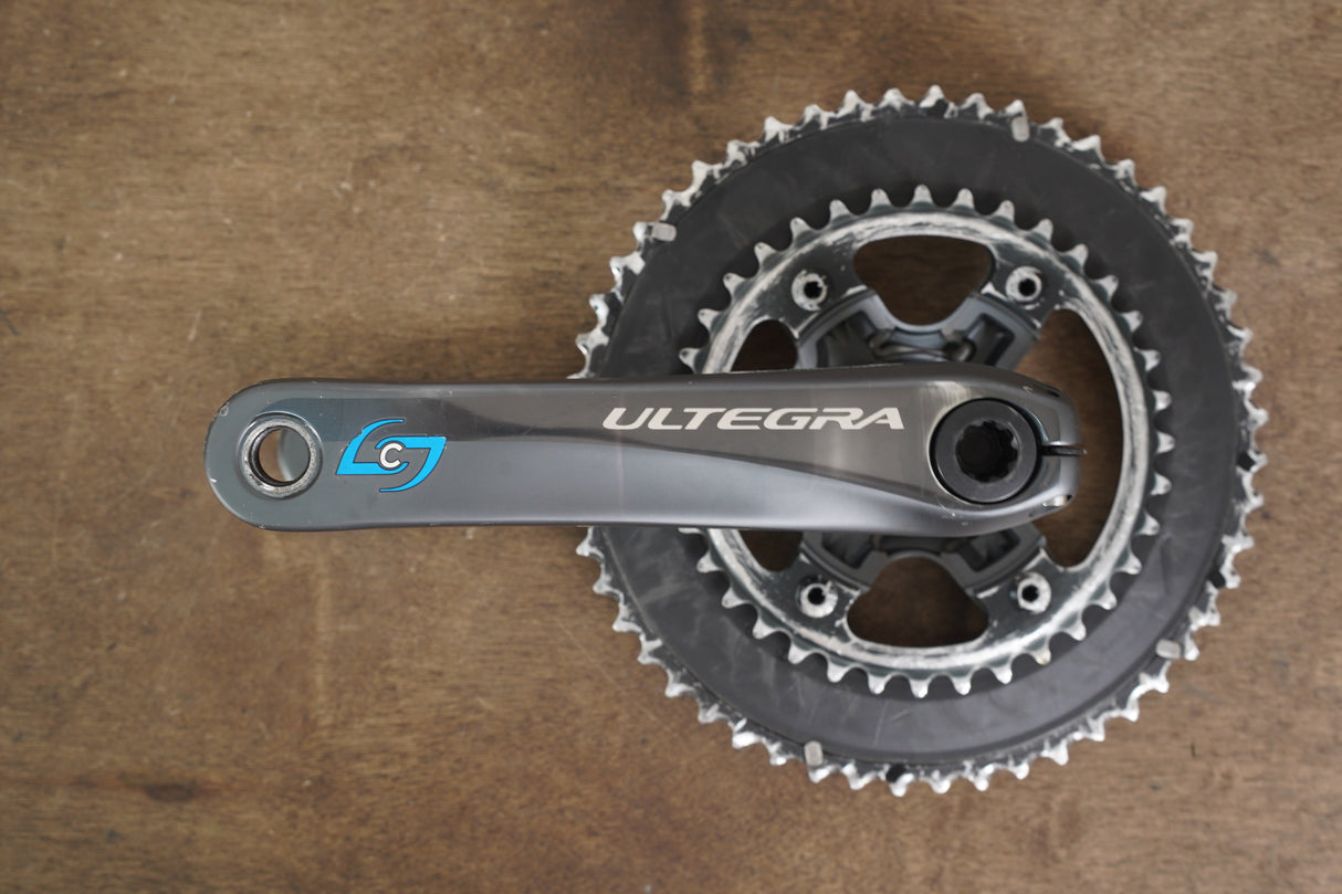 172.5mm 52/36T Shimano Ultegra FC-6800 11 Speed Stages Power Meter Crankset