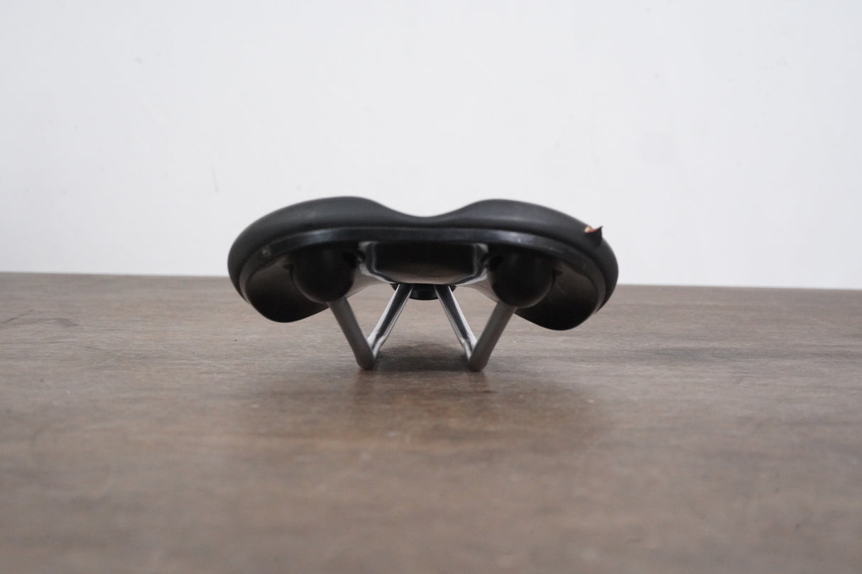 142mm (Shallow) Fabric Scoop Cr-Mo Rail Road Saddle 268g